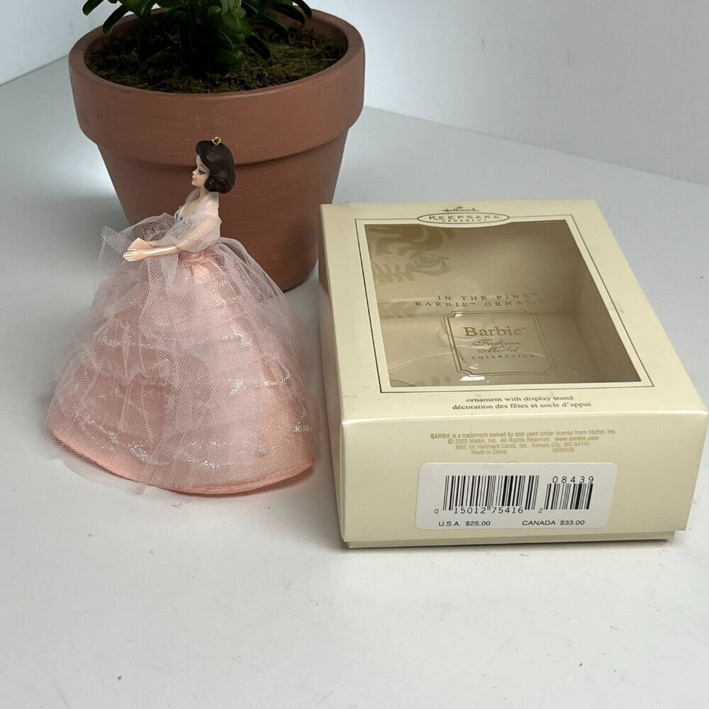 Christmas Ornament Hallmark Keepsake Barbie In The Pink Collectible‎ Edition - Picture 3 of 7